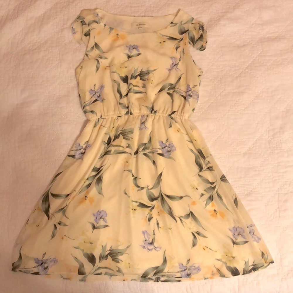 La Babite Floral Dress Yellow